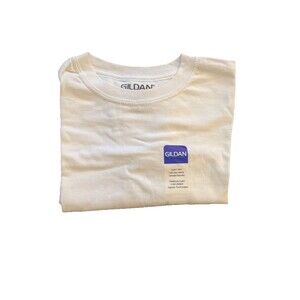 NWT Gildan 100% Cotton T-shirt Youth Size Small Blank